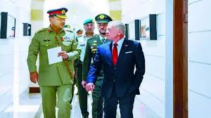 Field Marshal Reaffirms Resolve To Deepening Pak-Jordan ties